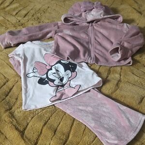 Disney Pink and White Kids Matching Set